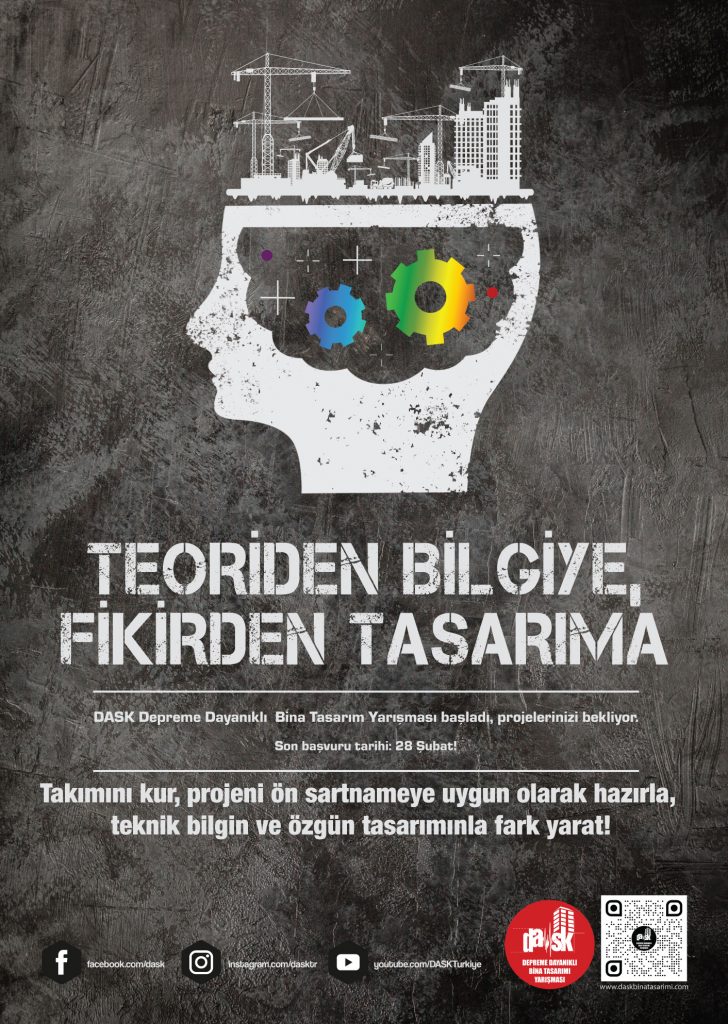DASK DEPREME DAYANIKLI BİNA TASARIMI YARIŞMASI İÇİN BAŞVURULAR BAŞLADI 5 1579696439 DASK Afis