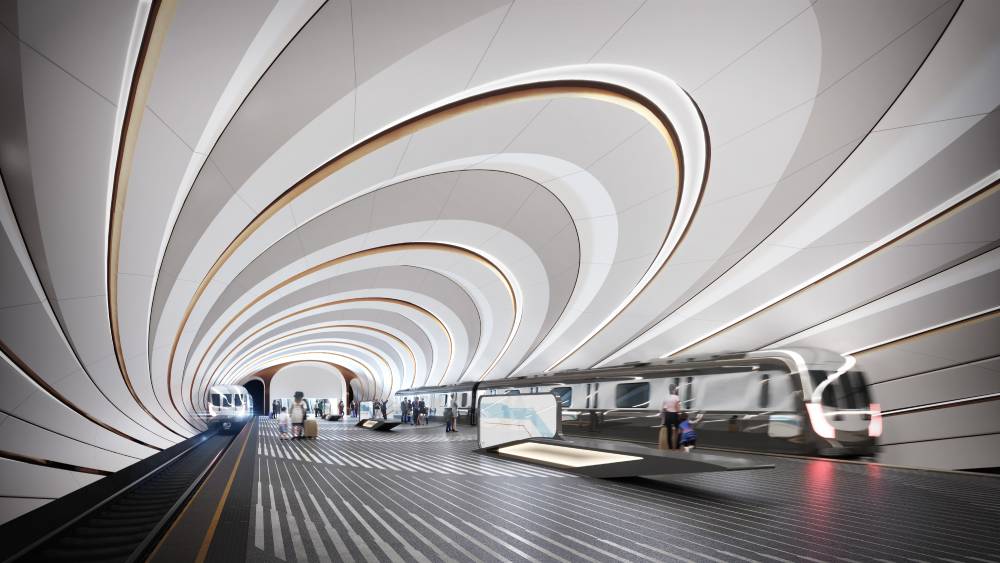 Ukrayna'da üç metro istasyonu Zaha Hadid Architects imzası taşıyacak 5 ZHA Dnipro Metro Stations55