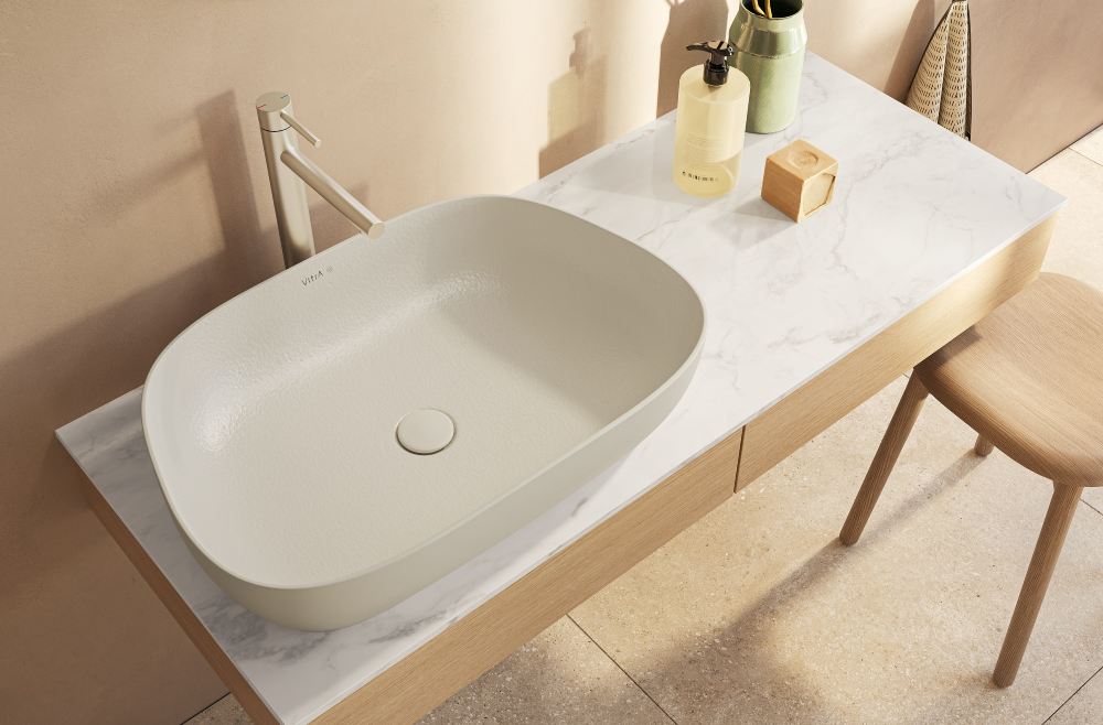 VitrA'dan yüzde 100 geri dönüştürülmüş seramik lavabo 5 Geri Donusturulmus Lavabo 1