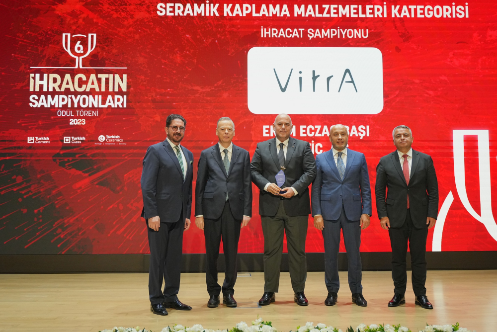 Eczacıbaşı VitrA, 6 yıldır üst üste ihracat şampiyonu 4 VitrA Karo Ticari Direktoru Mert Karasu
