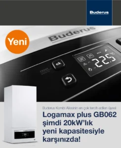 Buderus Logamax plus GB062’nin yeni versiyonunu satışa sundu 4 Buderus Logamax Plus GB062i 20kW Basin Bu lten