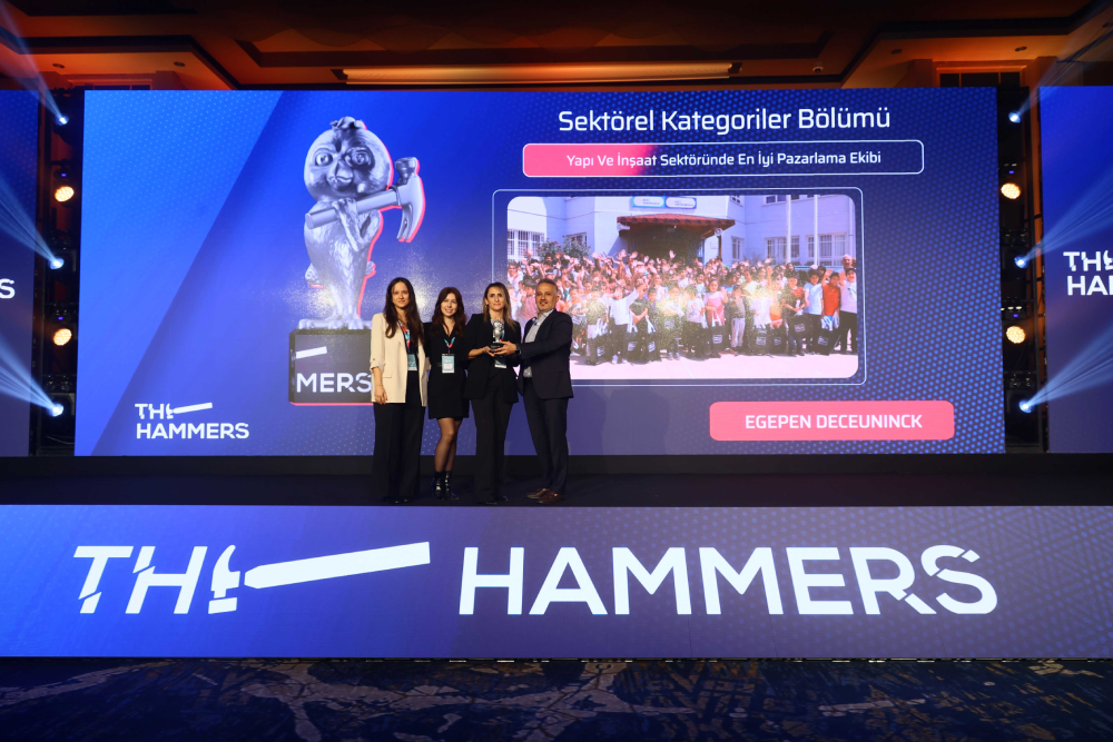 Egepen Deceuninck’e The Hammers’tan gümüş ödül 4 Egepen Deceuninck Yapi ve Insaat Sektorunde En Iyi Pazarlama Ekibi