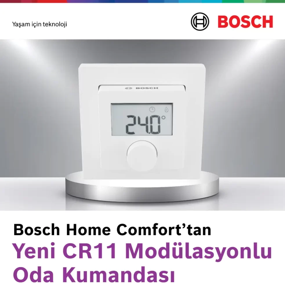 Bosch Home Comfort Group’un oda kumandası ile konfor ve tasarruf imkanı 4 Bosch Home