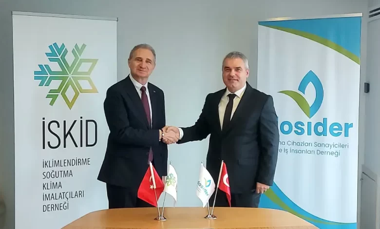 ISKID Yonetim Kurulu Baskani Tunc Korun ve DOSIDER Yonetim Kurulu Baskani Ekrem Erkut