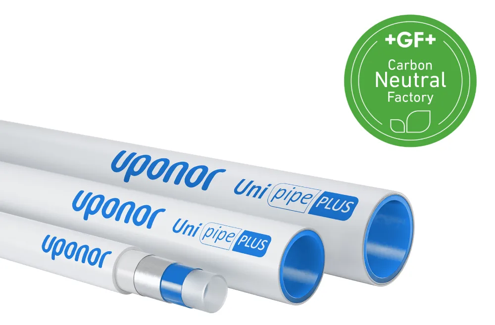 Sektörün lider markaları GF Ve Uponor inovasyon ve çözümlerini birleştiriyor 6 GF BFS Multilayer Pipes