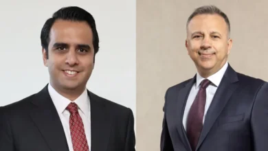 OYAK Cimento Yonetim Kurulu Baskan Yardimcisi ve CIMPOR Global CFOsu Eralp Tuncsoy veOYAK Cimento Genel Muduru Murat Sela