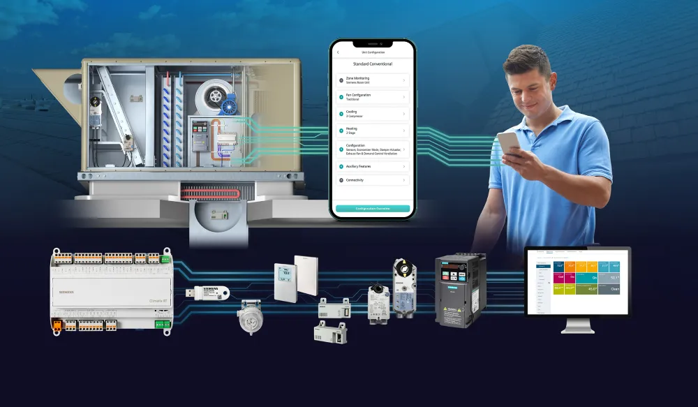 Siemens’in iklimlendirme çözümleri ve ürünleri: 2025 perspektifi 3 Siemens Climatix RTU New 2560x1447 original