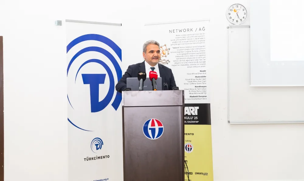 Betonart Mimarlık Yaz Okulu’nun 21’incisi Gaziantep’te gerçekleşti 4 TURKCIMENTO Genel Sekreteri Volkan Bozay 1