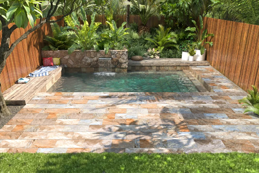 Seranit BALI STONE MIX BROWN Havuz RFX