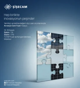 Şişecam Avrasya Cam Fuarı’na katılacak 3 Sisecam Avraya Cam Fuari