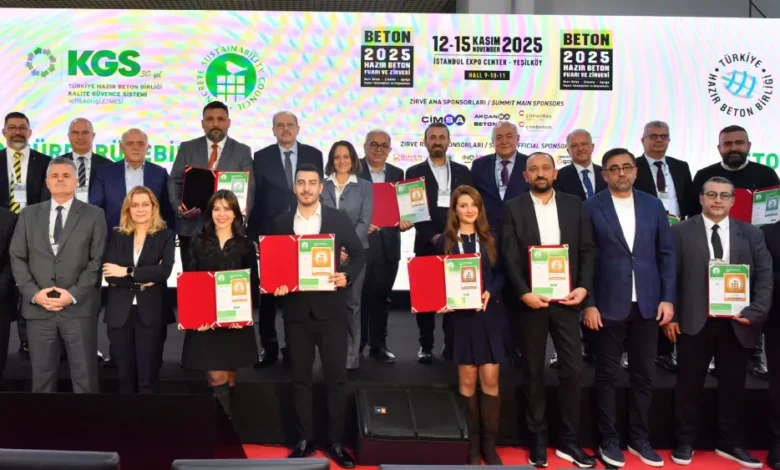 THBB, Beton Sürdürülebilirlik Konseyi (CSC) Sertifikası alan tesislere sertifikalarını verdi 1 THBB Beton Fuari1