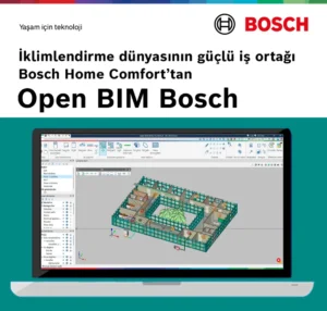 Bosch Home Comfort'tan iklimlendirme sektöründe bir ilk: Open BIM Bosch Platformu 4 Bosch OpenBIM 2025 Basin 0