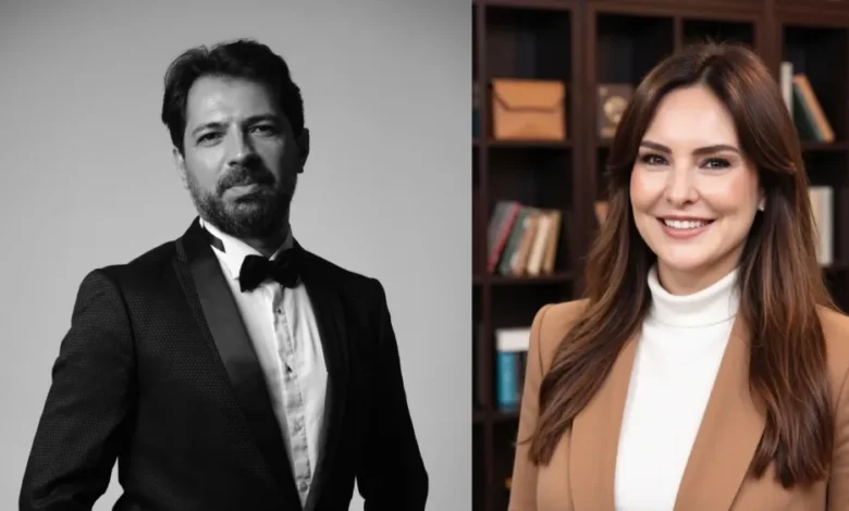 Istanbul Devlet Opera ve Balesi Genel Muduru Caner Akgun ve Siemens Turkiye Iletisim ve Kamu Iliskileri Direktoru Ozlem Ozkaya