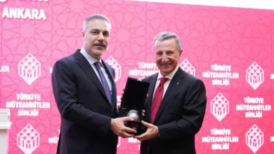 Disisleri Bakani Hakan Fidan ve TMB Baskan M. Erdal Eren