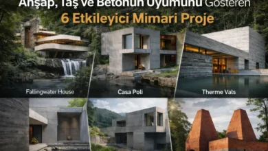 Ahşap, Taş ve Betonun Uyumunu Gösteren 6 Etkileyici Mimari Proje