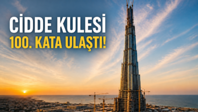 Dünyanın En Yüksek Binası Olan Cidde Kulesi 100. Katına Ulaştı!