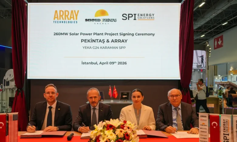 Pekintaş Group ve ARRAY, Karaman GES için güçlerini birleştirdi 1 Pekintas ARRAY1