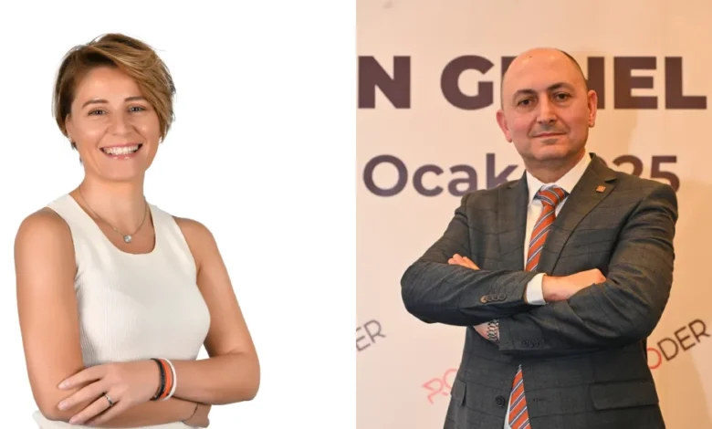 ROBODER Yonetim Kurulu Baskani Murat Yaris ve Hannover Fairs Turkey WIN EURASIA Proje Yoneticisi Sena Mengu