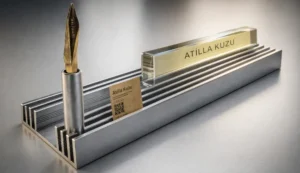 ZOOM/TPU’nun sergisi “Profilden” GOBA Art & Design’da 3 Desktop Atilla Kuzu 8 x 2 x30 cm