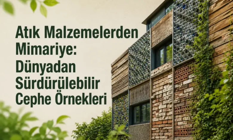 Atık Malzemelerden Mimariye: Dünyadan Sürdürülebilir Cephe Örnekleri