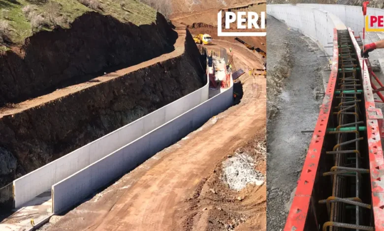 PERI, AG Yapı’nın Atık Barajı Kuşaklama Kanalları Projesi’nde uzmanlığını yeniden ortaya koydu 1 PERI