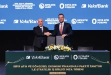VakıfBank’tan döngüsel ekonomiye 10 milyar liralık finansman desteği 5 VakifBank Genel Muduru Osman Arslan ve Sifir Atik Vakfi Baskani Samed Agirbas
