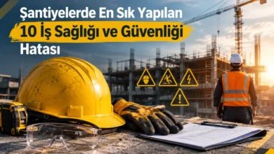 Şantiyelerde En Sık Yapılan 10 İş Sağlığı ve Güvenliği Hatası