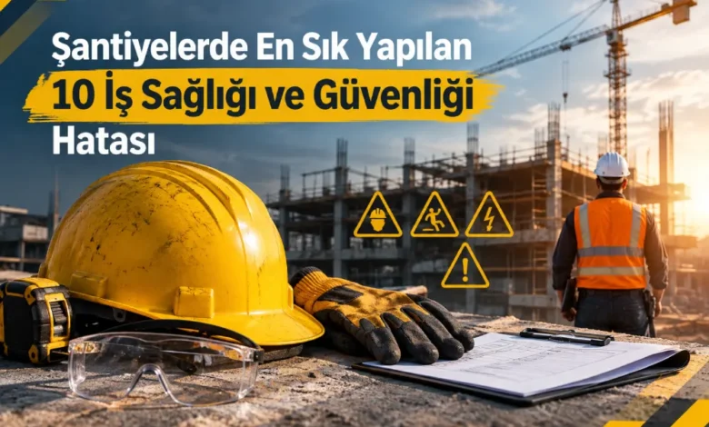 Şantiyelerde En Sık Yapılan 10 İş Sağlığı ve Güvenliği Hatası