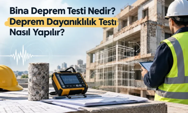 Bina Deprem Testi Nedir? Deprem Dayanıklılık Testi Nasıl Yapılır?