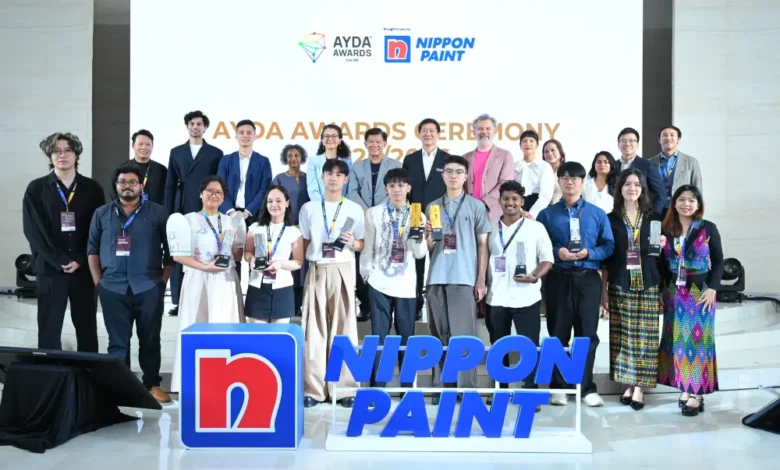 Nippon Paint tasarımın renkli dünyasını Bangkok’tan dünyaya yansıttı: Türk tasarımcılara 2 ödül 1 Nippon Paint AYDA toplu kazananlar fotosu